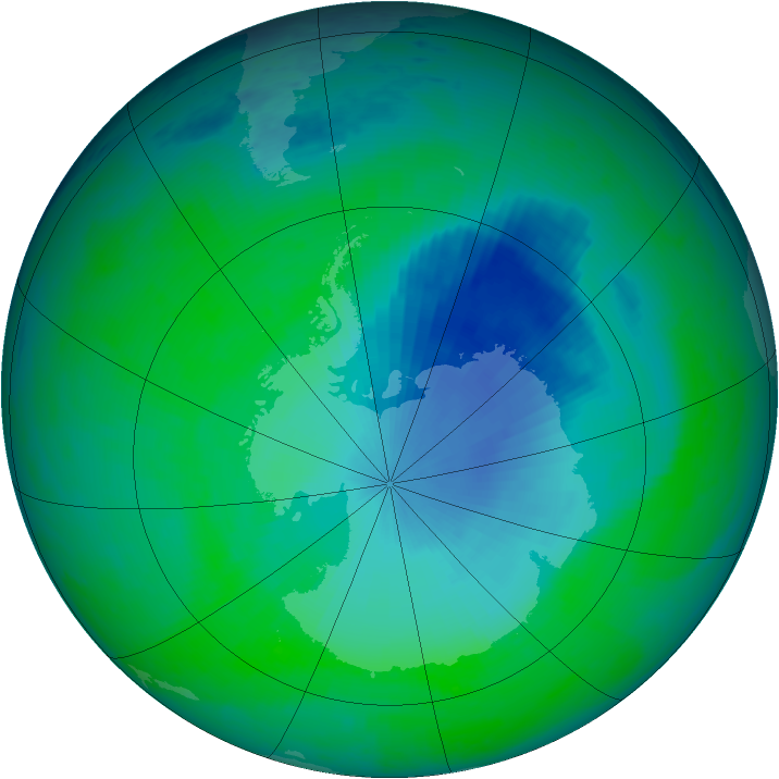 Ozone Map 2004-11-26